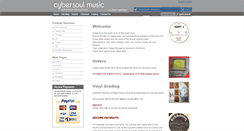 Desktop Screenshot of cybersoulmusic.com